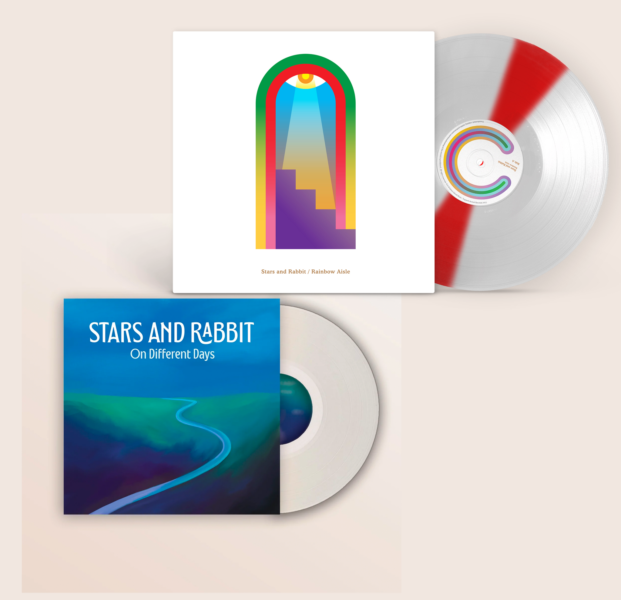 Stars and Rabbit - Rainbow Aisle Stripped Vinyl (Remastered) – Trapped ...